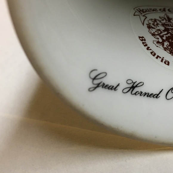 Great Horned Owl Porcelain Bell - Picture 8 of 9